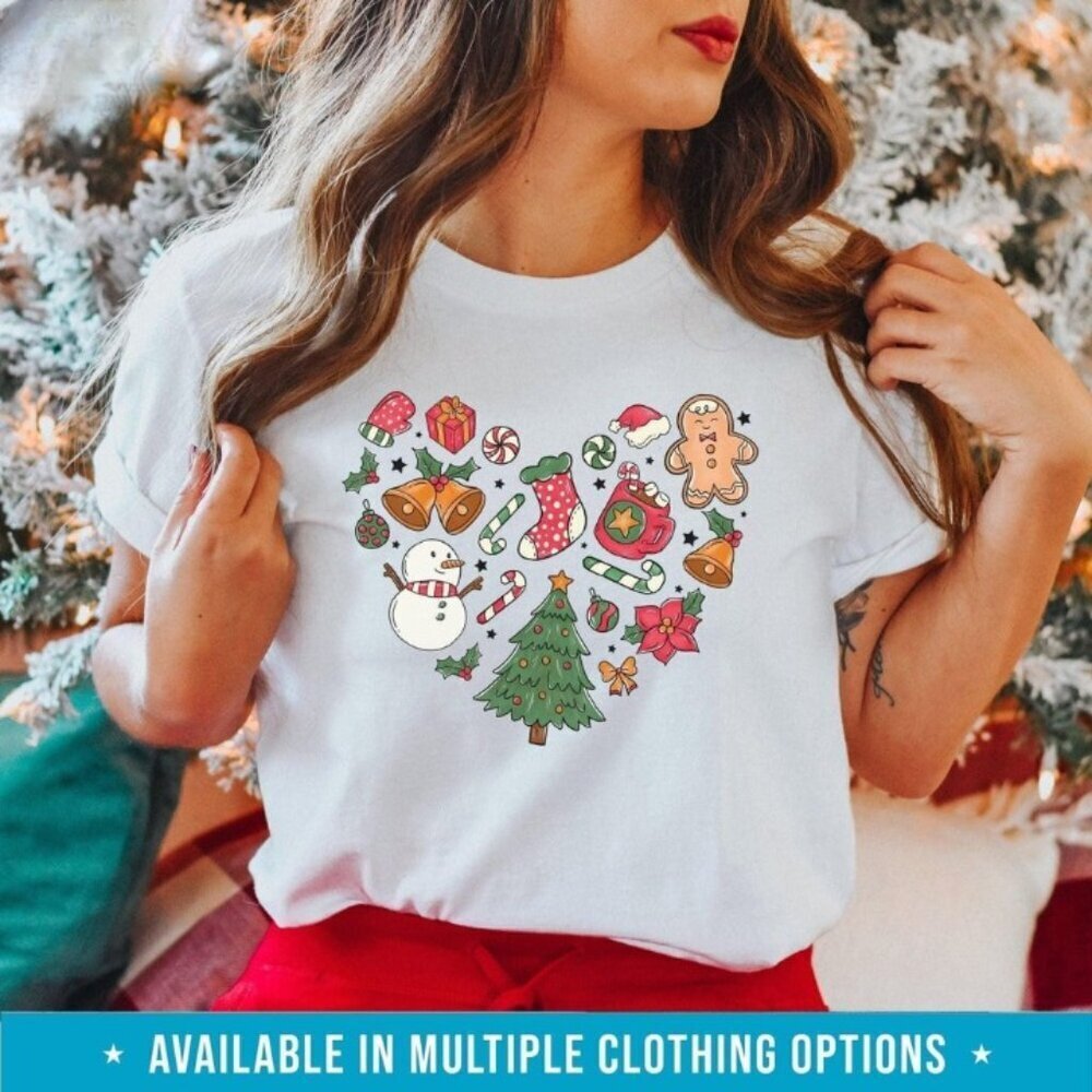 Cute Snowman Christmas Holiday Graphic Unisex T-Shirt